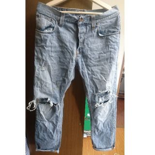 ヌーディジーンズ(Nudie Jeans)のヌーディージーンズnudiejeans ハンクレイhankray 33×32(デニム/ジーンズ)