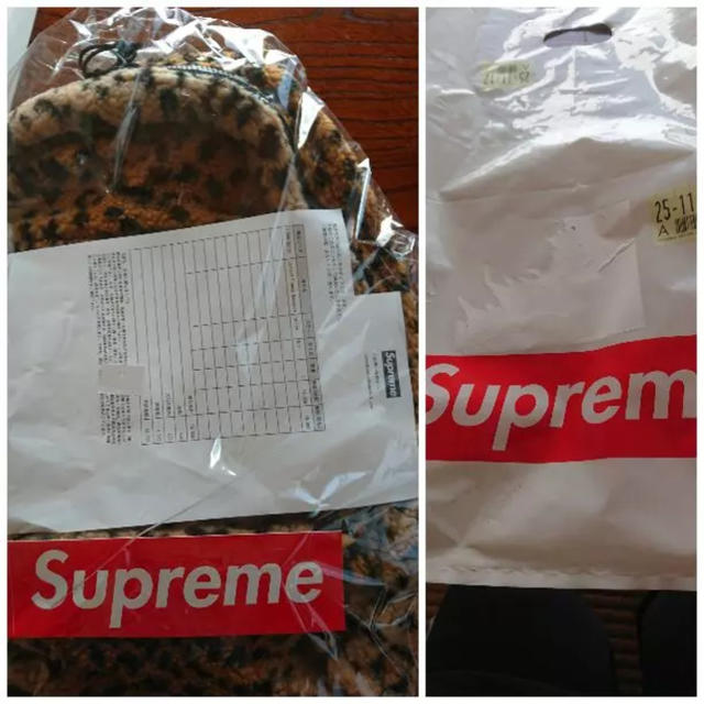 Supreme(シュプリーム)のsupreme レオパード バックパック　ボアフリース メンズのバッグ(バッグパック/リュック)の商品写真