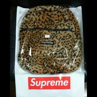 シュプリーム(Supreme)のsupreme レオパード バックパック　ボアフリース(バッグパック/リュック)