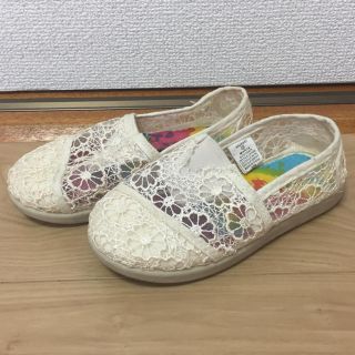 【美品】レースシューズ レース キッズ kids 子供 靴 スリッポン サンダル(その他)