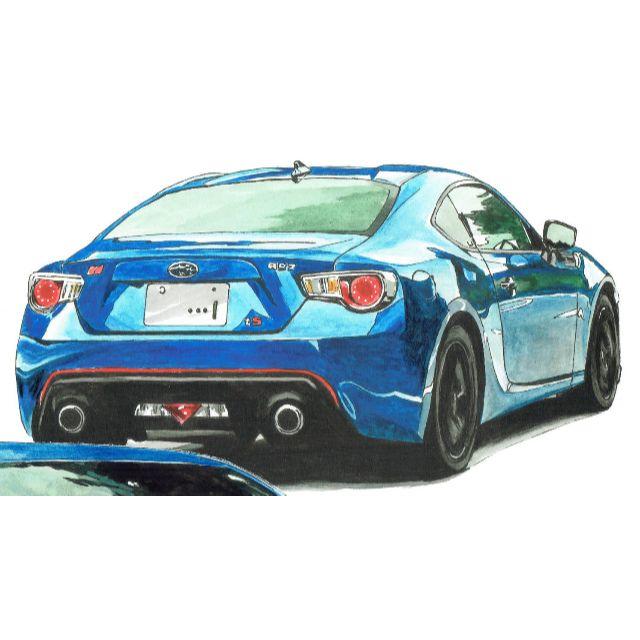 NC-424インプレッサWRX/BRZ限定版画 直筆サイン額装●作家平右ヱ門 2