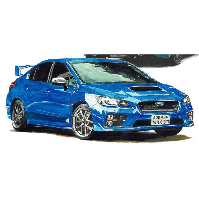 NC-424インプレッサWRX/BRZ限定版画 直筆サイン額装●作家平右ヱ門 エンタメ/ホビーの美術品/アンティーク(版画)の商品写真