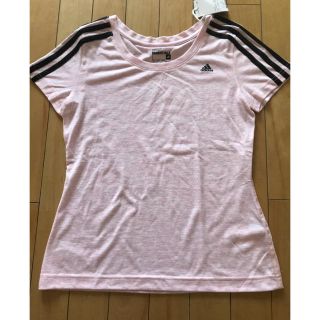 アディダス(adidas)の値下げ アディダスadidasTシャツ 新品 ピンク 162〜168(Tシャツ(半袖/袖なし))