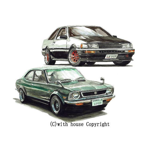 NC-425レビンTE27/AE86限定版画 直筆サイン額装済●作家平右ヱ門 1