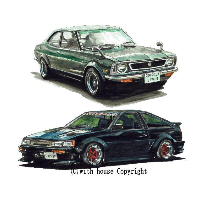 NC-426レビンTE27/AE86限定版画 直筆サイン額装済●作家平右ヱ門 1