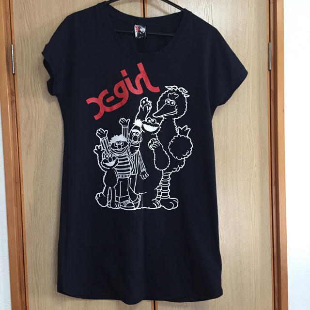 X-girl(エックスガール)のX- girl ロングTシャツ レディースのトップス(Tシャツ(半袖/袖なし))の商品写真