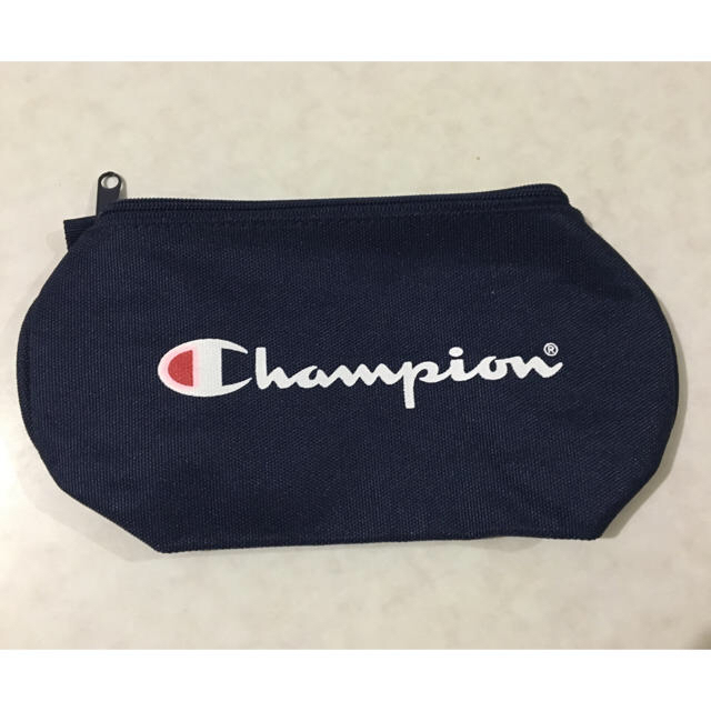 Champion(チャンピオン)のチャンピオン ペンケース 筆箱 ネイビー 紺 筆箱 筆入れ インテリア/住まい/日用品の文房具(ペンケース/筆箱)の商品写真