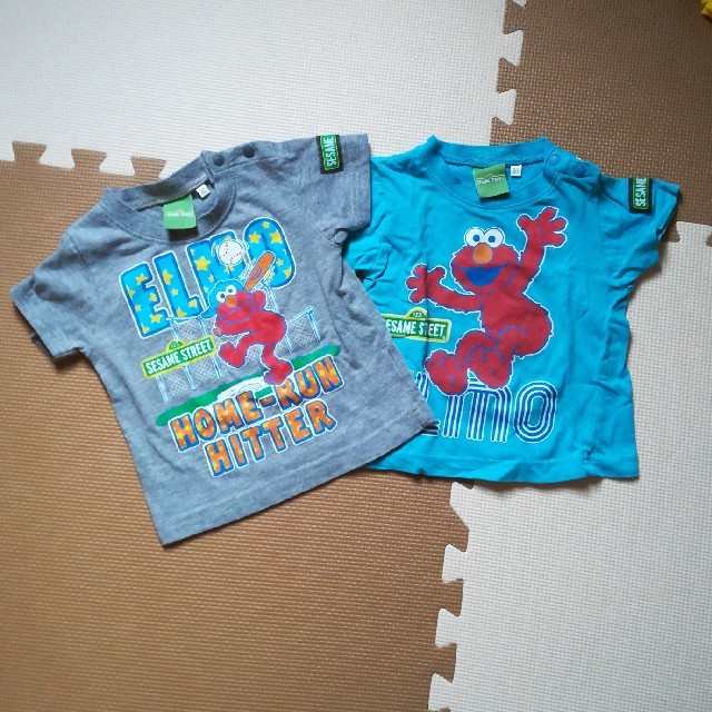 SESAME STREET(セサミストリート)のセサミストリート　Tシャツ　2枚セット キッズ/ベビー/マタニティのキッズ服男の子用(90cm~)(Tシャツ/カットソー)の商品写真