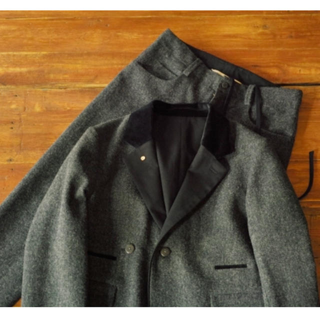 メンズ その他sunsea 16aw British Wool セットアップ(Black)