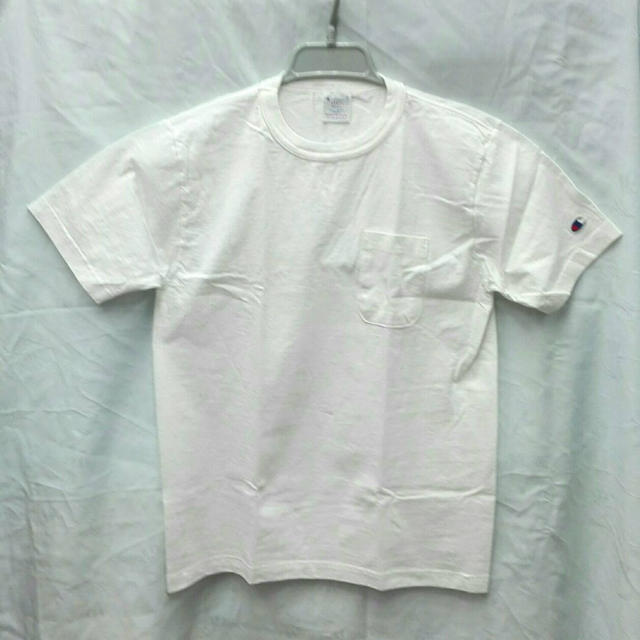 Champion(チャンピオン)の★チャンピオン★T1011★ポケット付Tシャツ★ホワイト★S★ メンズのトップス(Tシャツ/カットソー(半袖/袖なし))の商品写真