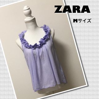 ザラ(ZARA)の送料込 ZARA ノースリーブ(シャツ/ブラウス(半袖/袖なし))