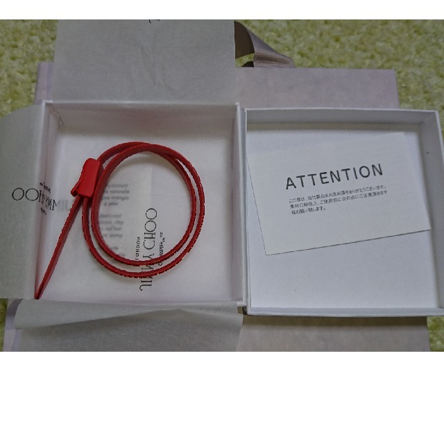 Off white Jimmy choo ブレスレット red