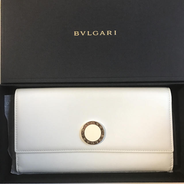 ブルガリ BVLGARI 長財布 白 レディース ファッション小物
