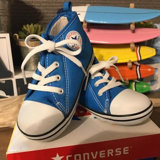 コンバース(CONVERSE)のこぃちゃん様 コンバース オールスター ハイカット ブルー 15cm(スニーカー)