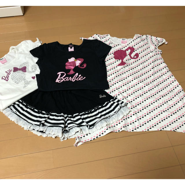 Barbie(バービー)のバービー♡夏のお出かけセット150 キッズ/ベビー/マタニティのキッズ服女の子用(90cm~)(Tシャツ/カットソー)の商品写真