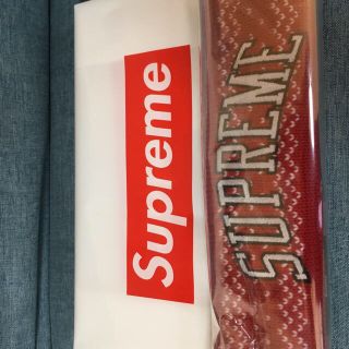 シュプリーム(Supreme)のsupreme arc logo headband 赤(その他)