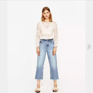 ザラ(ZARA)のMさま専用  ZARA レーストップ (シャツ/ブラウス(半袖/袖なし))