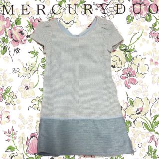 マーキュリーデュオ(MERCURYDUO)のマーキュリー♡ツイード切替OP(ミニワンピース)