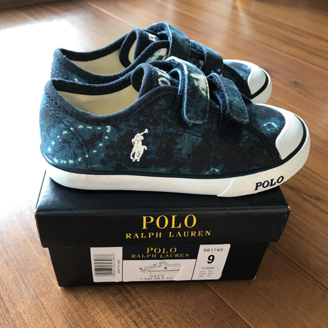 POLO RALPH LAUREN(ポロラルフローレン)のラルフローレン靴 15センチ キッズ/ベビー/マタニティのキッズ靴/シューズ(15cm~)(スニーカー)の商品写真