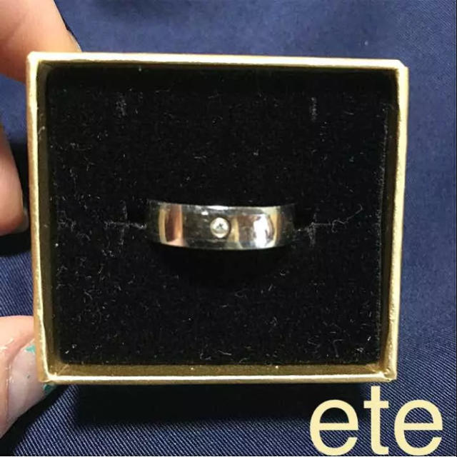 ete(エテ)のeteバイカラーリング レディースのアクセサリー(リング(指輪))の商品写真