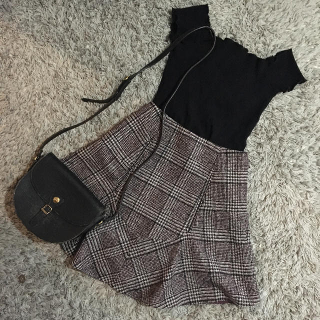 CARVEN - カルヴェン ツイードスカート チェック 上品 未使用