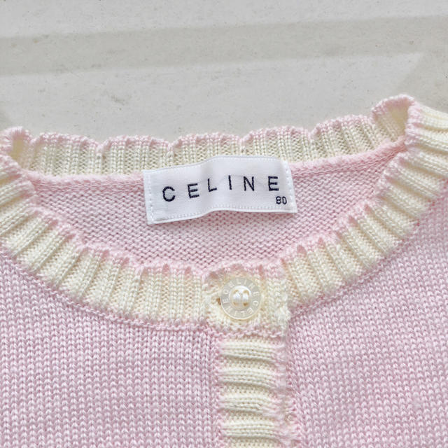 celine(セリーヌ)のCELINE カーディガン 80 キッズ/ベビー/マタニティのベビー服(~85cm)(カーディガン/ボレロ)の商品写真