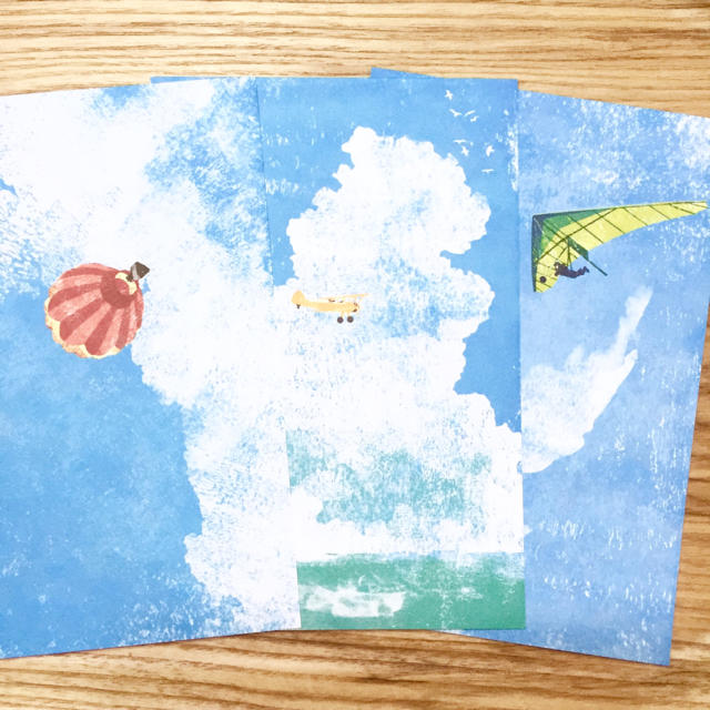 夏の空 ポストカード 3枚セット エンタメ/ホビーのコレクション(印刷物)の商品写真