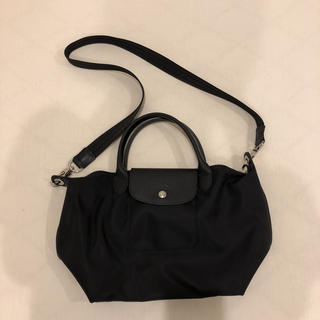 ロンシャン(LONGCHAMP)のLONGCHAMP ショルダーバッグ 黒(ショルダーバッグ)