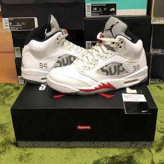 ナイキ(NIKE)の【送料無料】国内正規品 NIKE AIR JORDAN 5 × supreme(スニーカー)