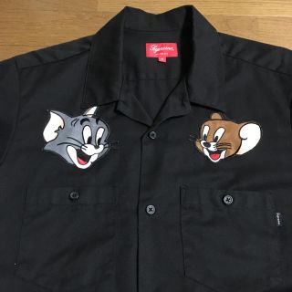 Supreme トム&ジェリー　ワークシャツ　sizeM