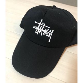 ステューシー(STUSSY)のあき様専用 ロゴキャップ 黒×白 ２つ(キャップ)