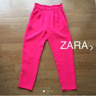 ザラ(ZARA)のZARAピンクパンツ(カジュアルパンツ)