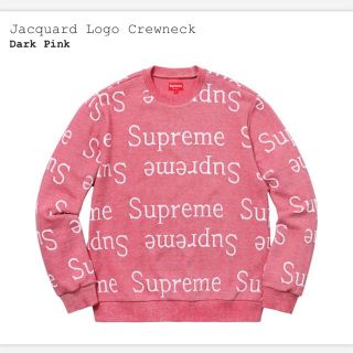 シュプリーム(Supreme)のsupreme jacquard logo crewneck (Tシャツ/カットソー(七分/長袖))