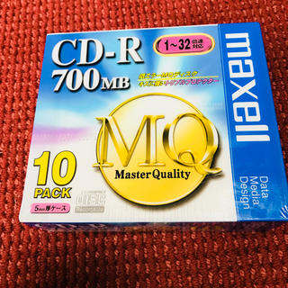 マクセル(maxell)のmaxell CD-R10パック新品未使用品(その他)