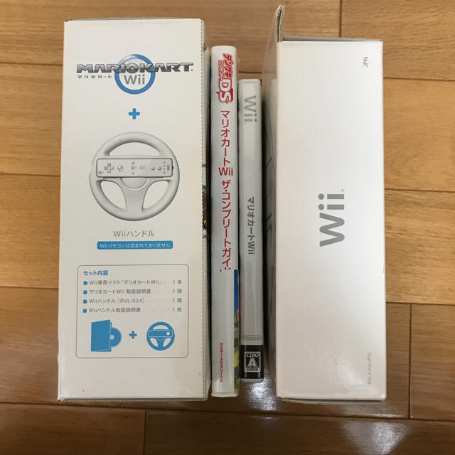 Wii マリオカート Wii ハンドル２本 攻略本付の通販 By ツインバード S Shop ウィーならラクマ