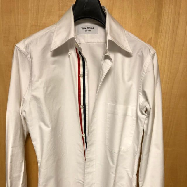 THOM BROWNE - THOM BROWNE トリコロールテープ オックスフォード