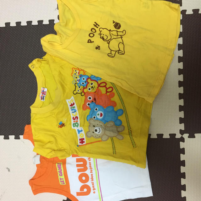 夏物Tシャツセット キッズ/ベビー/マタニティのキッズ服女の子用(90cm~)(Tシャツ/カットソー)の商品写真