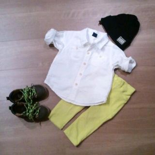 ギャップキッズ(GAP Kids)のbabygap 白シャツ 90cm(その他)