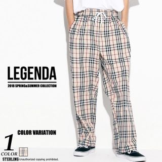 BURBERRY - LEGENDA チェック ワイドパンツ バーバリーの通販 by rr's