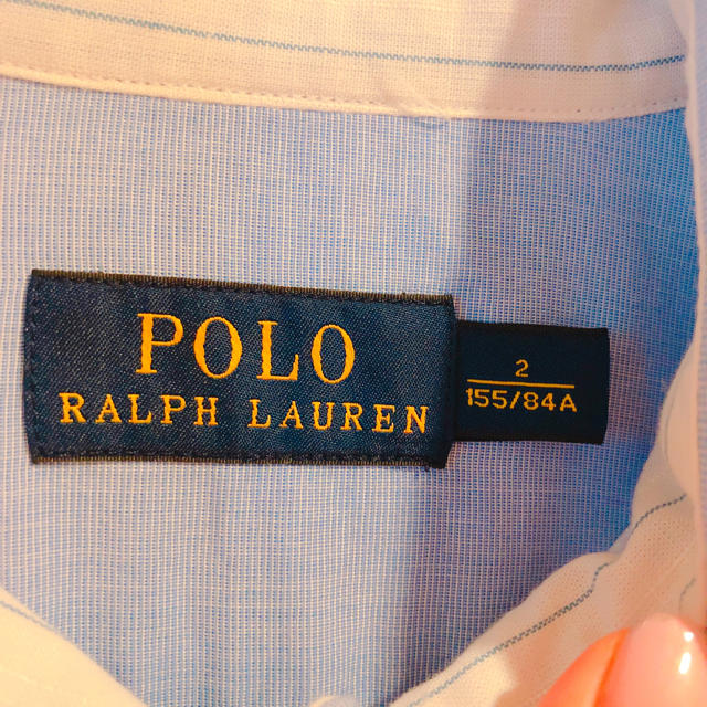 POLO RALPH LAUREN(ポロラルフローレン)の【在庫処分セール】POLO ラルフローレン シャツワンピ水色 レディースのワンピース(ミニワンピース)の商品写真