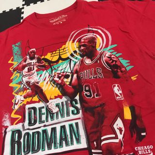 ミッチェルアンドネス(MITCHELL & NESS)のミッチェルアンドネス ロッドマン tee(Tシャツ/カットソー(半袖/袖なし))