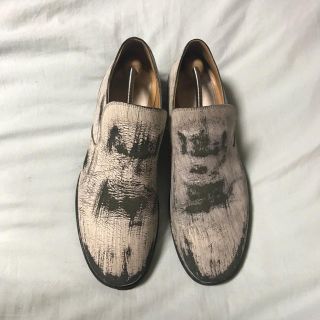 マルタンマルジェラ(Maison Martin Margiela)のmaison margiela × h&m ペンキスリッポン(スリッポン/モカシン)