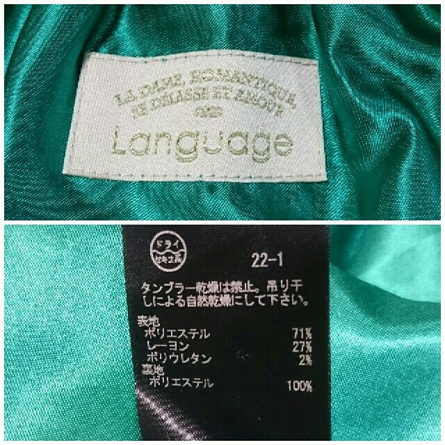 Language(ランゲージ)の最終値下げ 3,000円→1,000円 美品 Language ミニスカート レディースのスカート(ミニスカート)の商品写真