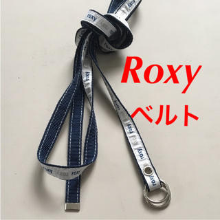 ロキシー(Roxy)のRoxy ベルト 布 ロング ネイビー オフホワイト フリー(ベルト)