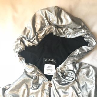 CHANEL - CHANEL シャネル☆Bigココマーク ロゴ パーカー シルバー