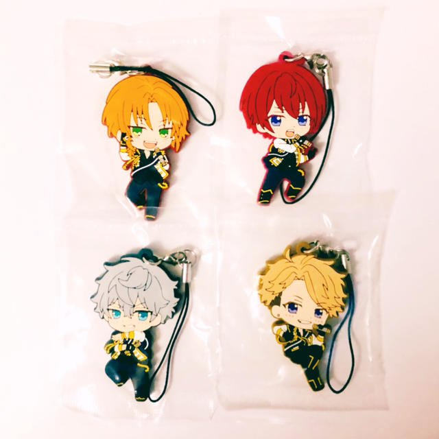 新品☆あんスタ☆Knights☆にいてんごむっ!ラバーストラップ☆4 新品☆あんスタ☆Knights☆にいてんごむっ!ラバーストラップ☆4