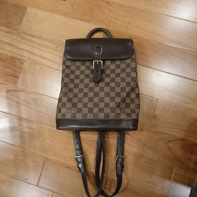 LOUIS VUITTON - 【中古】ルイヴィトン ダミエ リュック ソーホー 本物