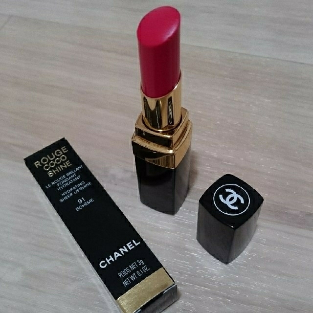 CHANEL(シャネル)のシャネル 91ボエーム ルージュココシャイン コスメ/美容のベースメイク/化粧品(口紅)の商品写真