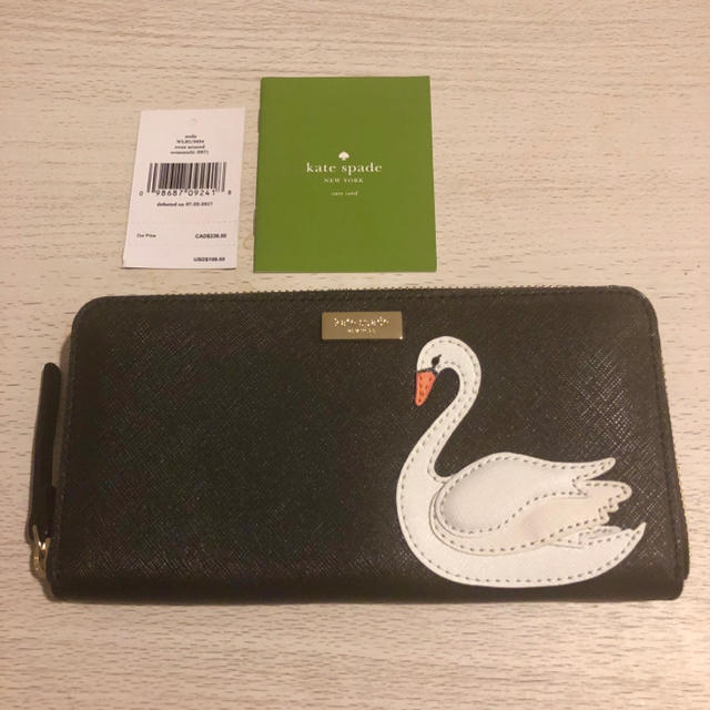 kate spade ケイトスペード 長財布 スワン