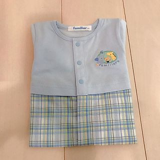 ファミリア(familiar)の新品🐰✨ファミリア  ロンパース  60🐻💗(ロンパース)